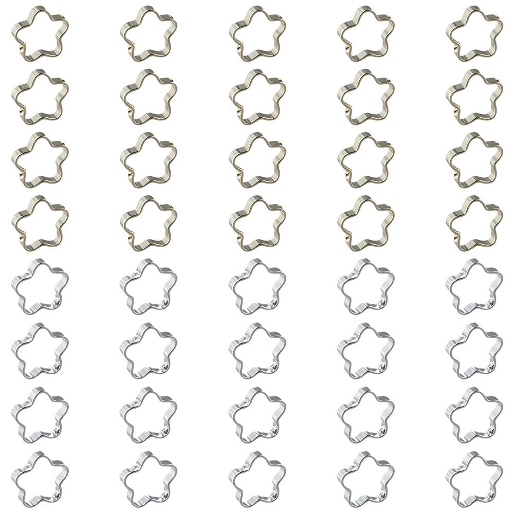 

40 шт., золотые, серебряные полые латунные бусины для изготовления бисера, серьг, браслета, ожерелья, ювелирных изделий