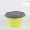 Outdoor Use Travel Silicone Foldable Bowl Travel Portable Retractable Instant Noodle Bowl Childrens Outdoor Use Picnic Lunch Box with Lid
