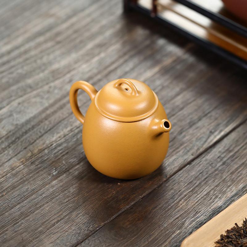 150ml Authentic Chinese Yixing Purple Clay Teapot Beauty Tea Infuser Kettle Handmade Raw Ore Zisha Tea Pot Household Tea Set