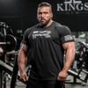2024 New Fashion Men Gym Shirt Short Sleeve Fitness Running 100% Cotton T-Shirt Training Sportswear Bodybuilding T-Shirt