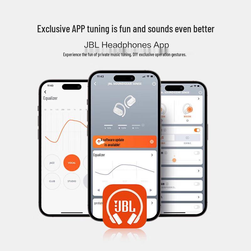 JBL Soundgear Sense Open-Ear Wireless Sports Headphones