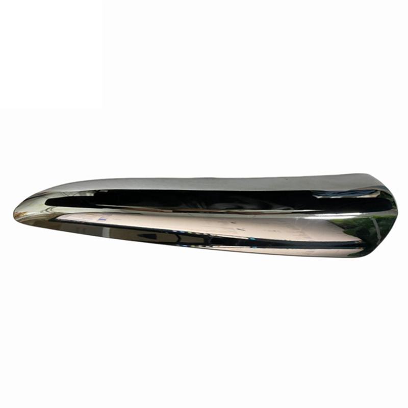 A28G-1Pair Car Front Fender Trim Strip 96732937VD 96732938VD For Citroen DS5 2011-2018 Bumper Wing Chrome Decorative Parts