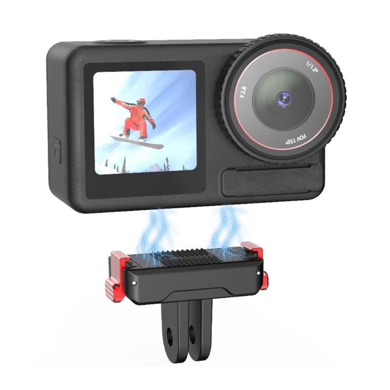 Magnetic Mount Stand for Action 4/3 Magnetic Bracket Expansion Adapter Accessories Action Cameras Cold Shoe Adjustable