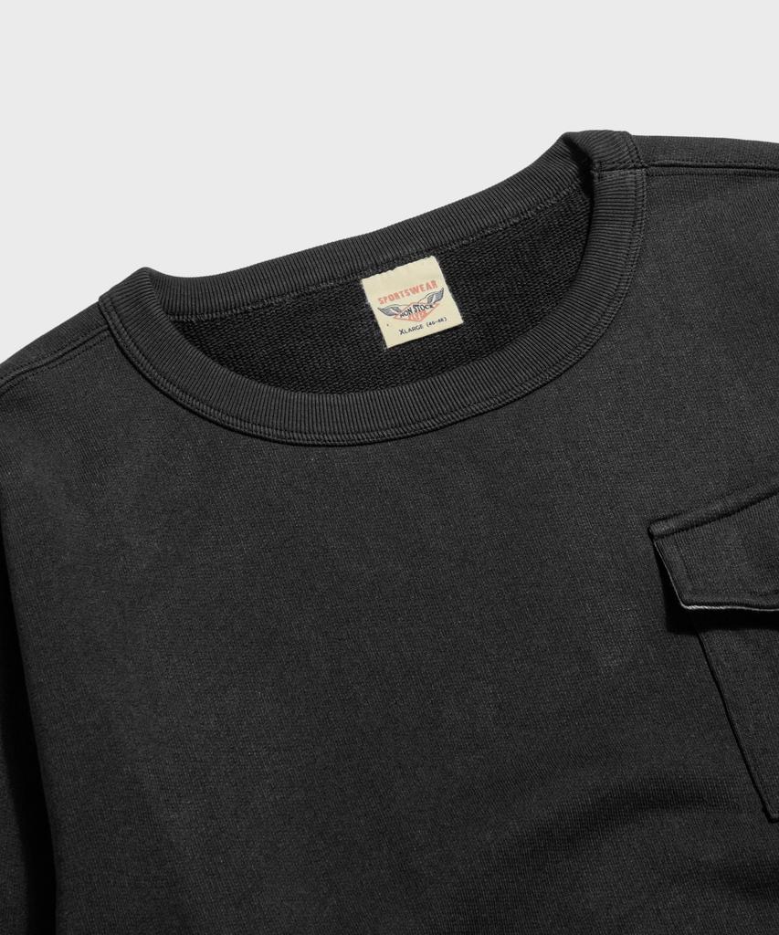 Beulonseun Military Pocket Sweatshirt Black