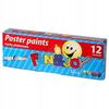 Tintas para cartaz 12 cores 20 ml Fun&Joy