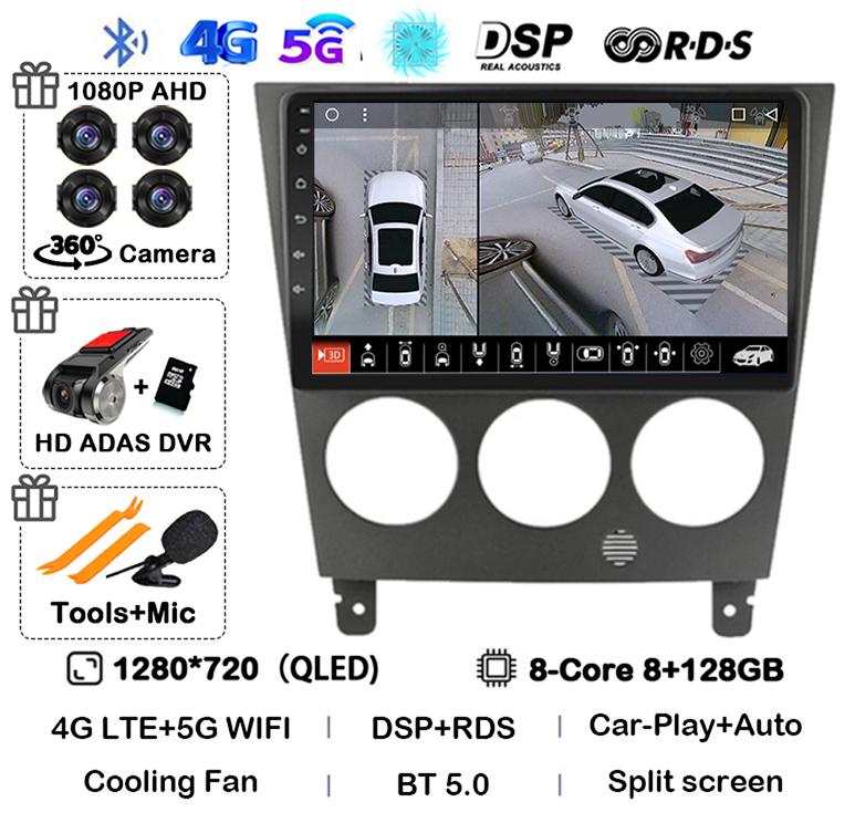 Android 14 Carplay Auto 4G Wifi For Subaru Impreza GD GG 2002 - 2007 Car Radio Multimedia Player GPS 360 Camera Stereo Head Unit