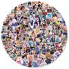 200 Anime Mix and Match Stickers, Suitcase Helmet Car Stickers, Cartoon Graffiti Stickers