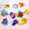1PCs 3D Lampwork Ocean Charms For Jewelry Making Tropical Fish Animal Tiny Statue Ornaments Aquarium Decor DIY Necklace Pendant