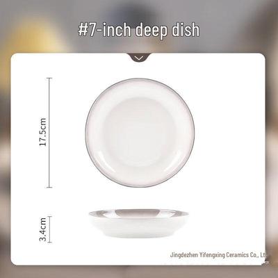 Zestaw ceramicznej zastawy stołowej Wutuo