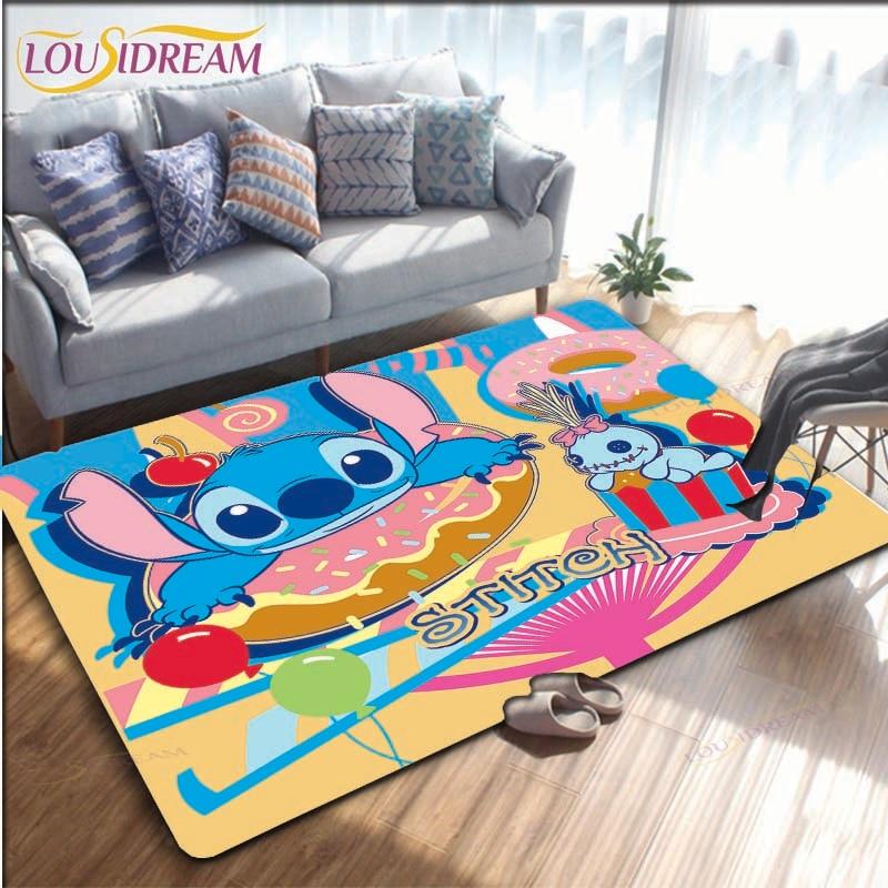 Cartoon Anime Stitch dywan do salonu rysunek sypialnia maty podłogowe dywan do zabawy dla dzieci kuchnia łazienka mata antypoślizgowa!