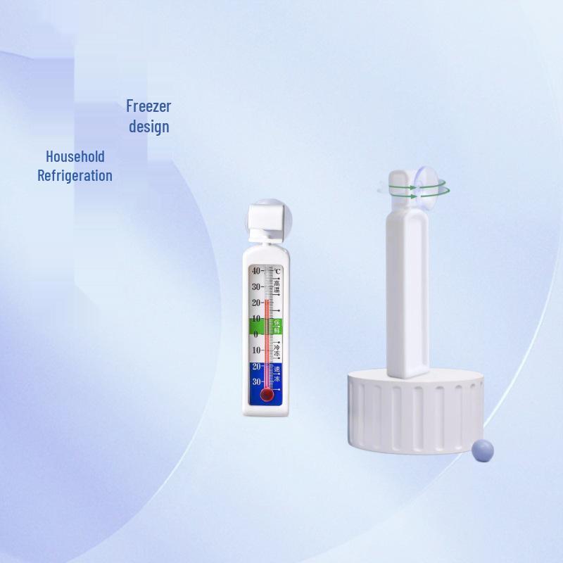 

Встроенный термометр-гигрометр для холодильника и морозильника для бытового и складского использования Upgraded Yellow