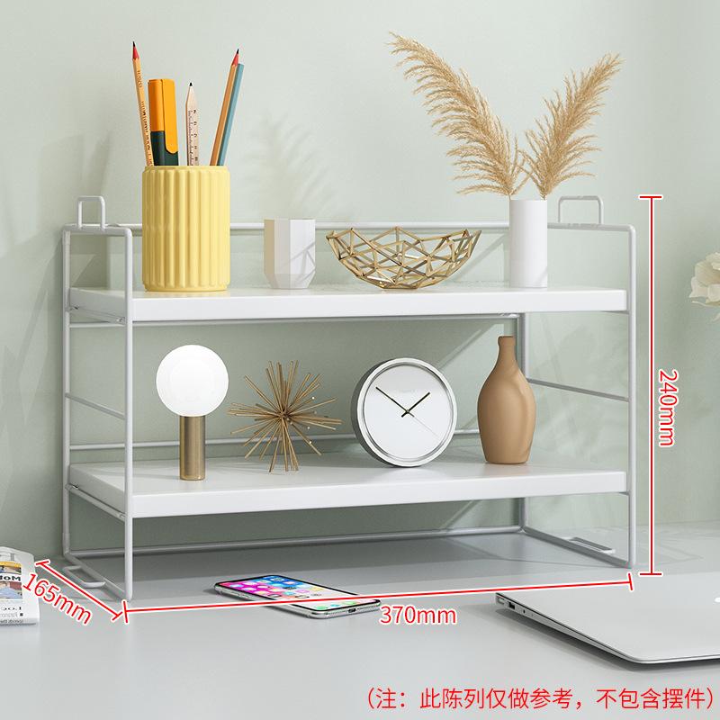 Desktop Storage Rack Office Desk Storage Multi Story Dormitory Desk Dining Table Table Top Shelf Small Bookshelf