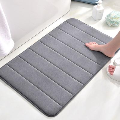 1pc Memory Foam Bath Mat Sets 40x60CM U-Shaped Water Absorption Toilet Mat for Bathroom Rugs Foot Mat Dropshipping