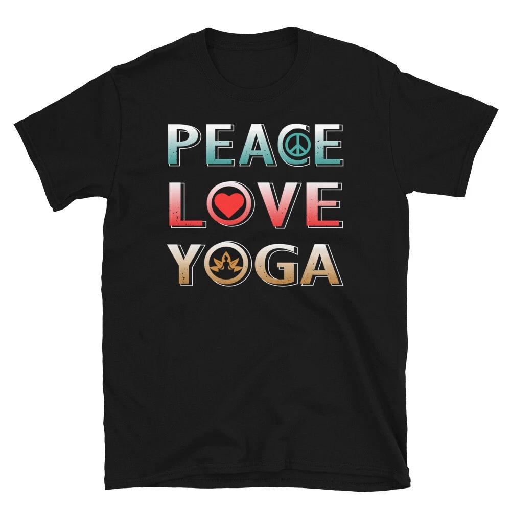 Peace Love Sassy Sarcastic Yoga Joke 4XL
