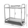 Commercial 2-Tier Mobile Service Cart