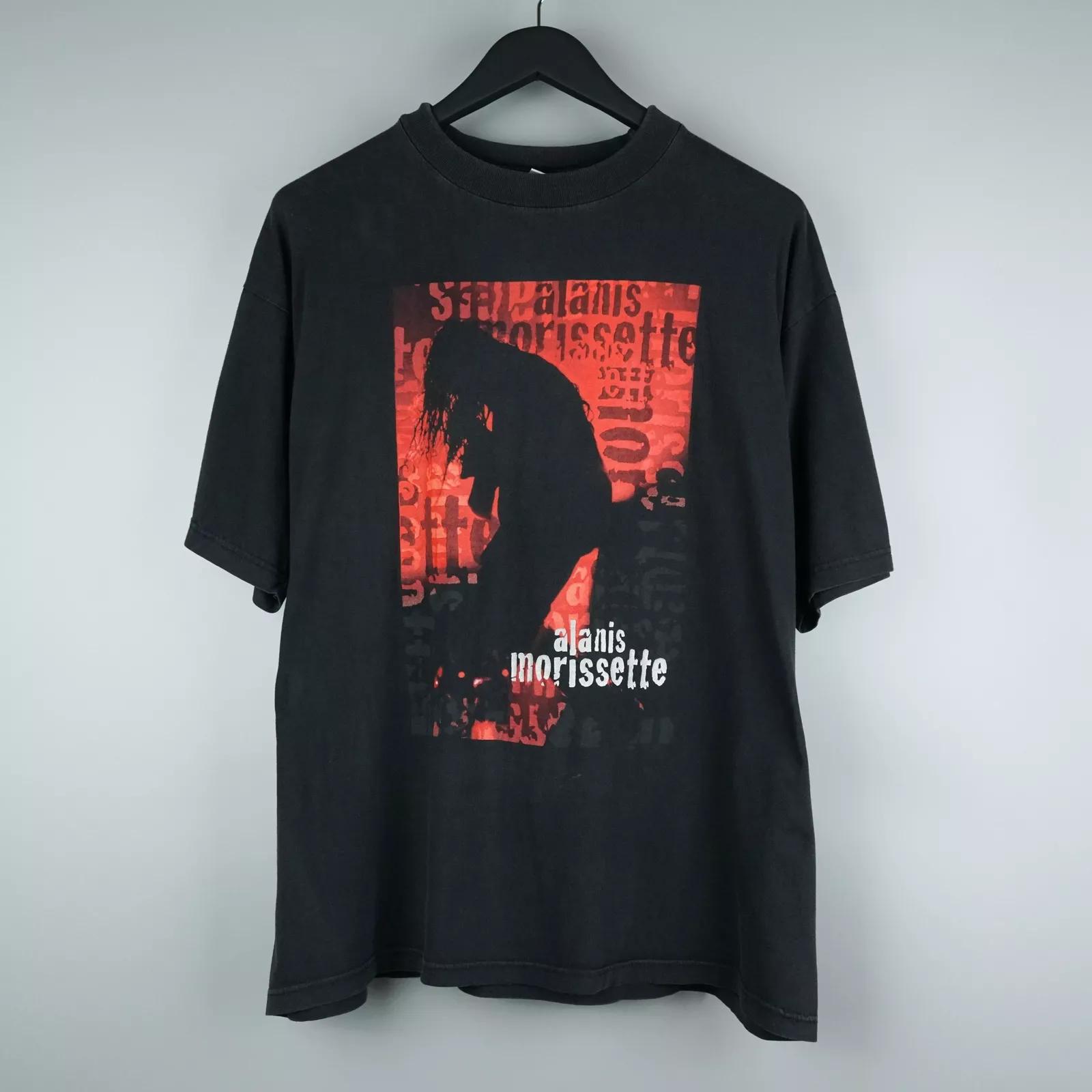 Vintage 1990s Alanis Morissette t shirt 90s tour L
