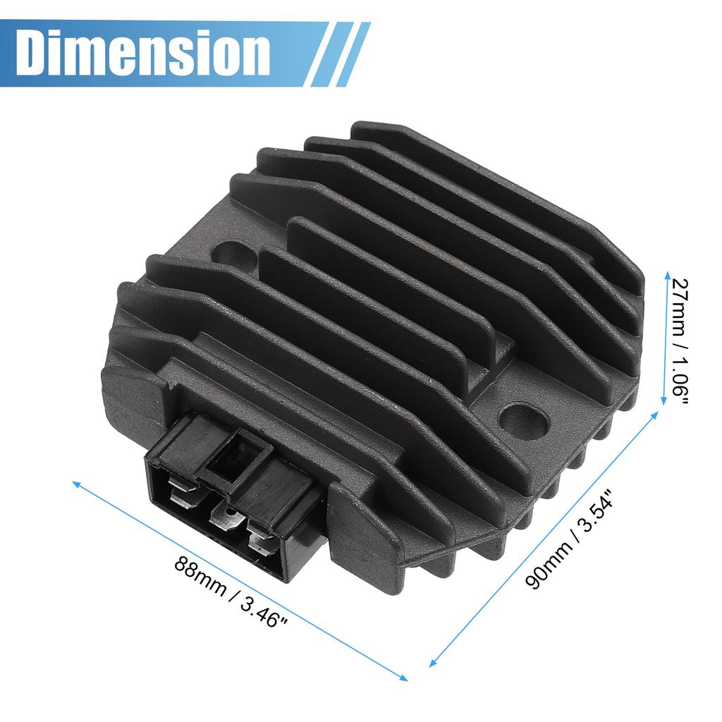 uxcell 4JH-81960-00 4JH-81960-00-01 Náhradní usměrňovač regulátoru napětí, Kompatibilní s Yam aha, R1, 1998-2001
