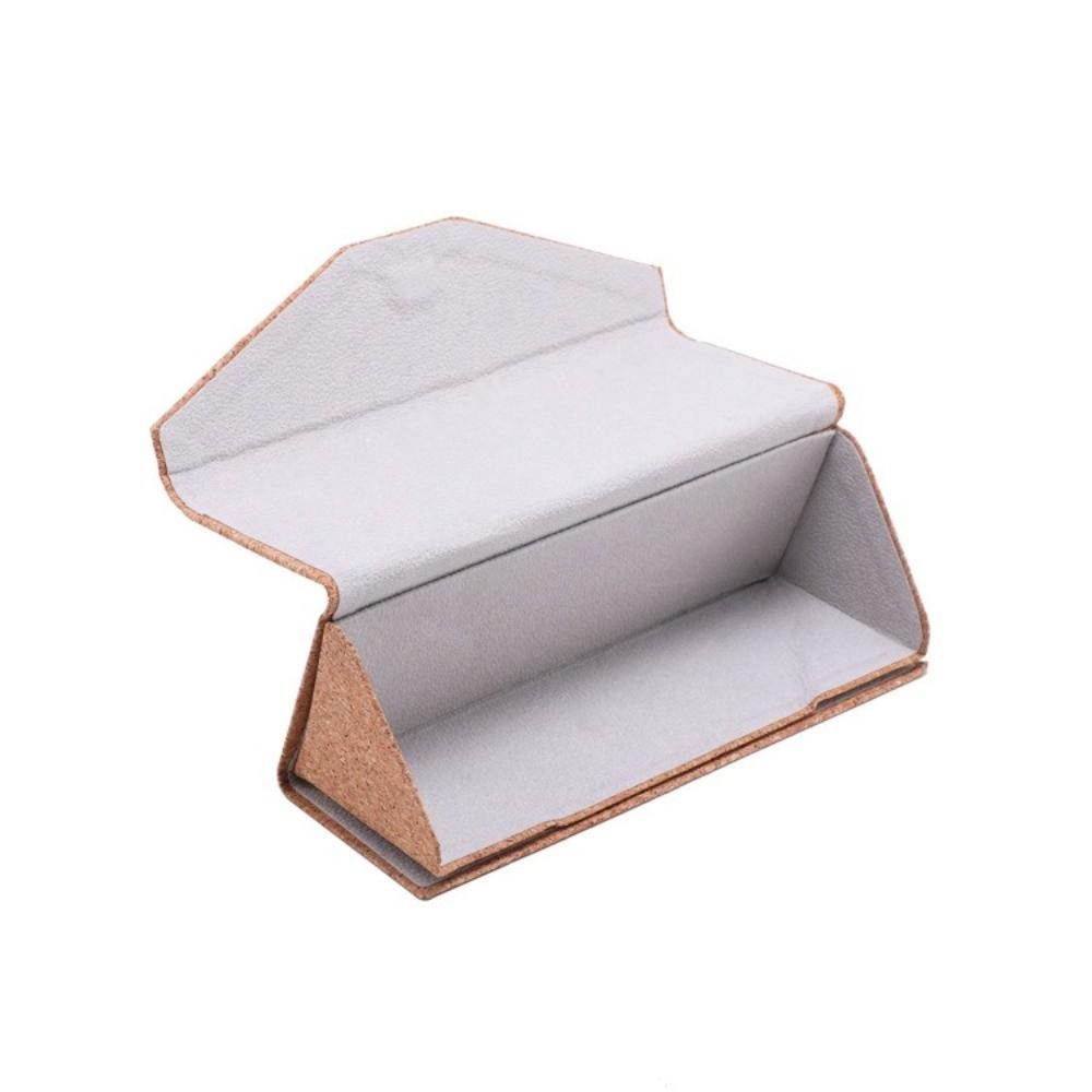 Custodia Pieghevole a Triangolo per Occhiali da Lettura in Ecopelle Resistente alla Pressione Custodia Rigida per Occhiali con Fantasia Esotica