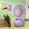 Handheld Mini Fan with Powerful Motor Strong Airflow Low Noise Portable USB Rechargeable Desktop Silent Cooling Fan
