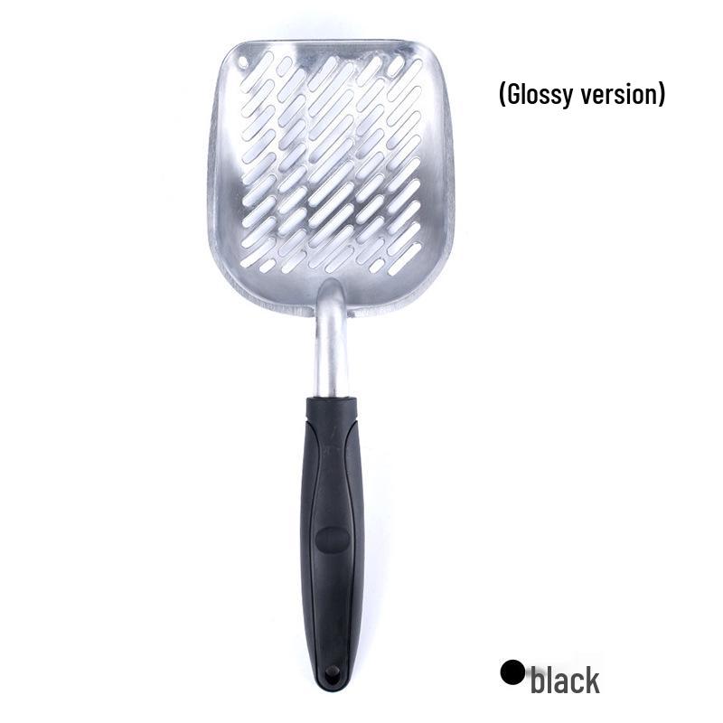 Aluminum Alloy Cat Litter Scoop with Hollow Design for Quick Cleaning