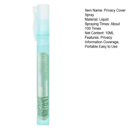 1/2/3/4/5/6Pcs 10ML Privacy Cover Spray Thermal Paper Eraser Pen Documents Labels Packages Shipping Addresses Privacy Information Coverage Fluid