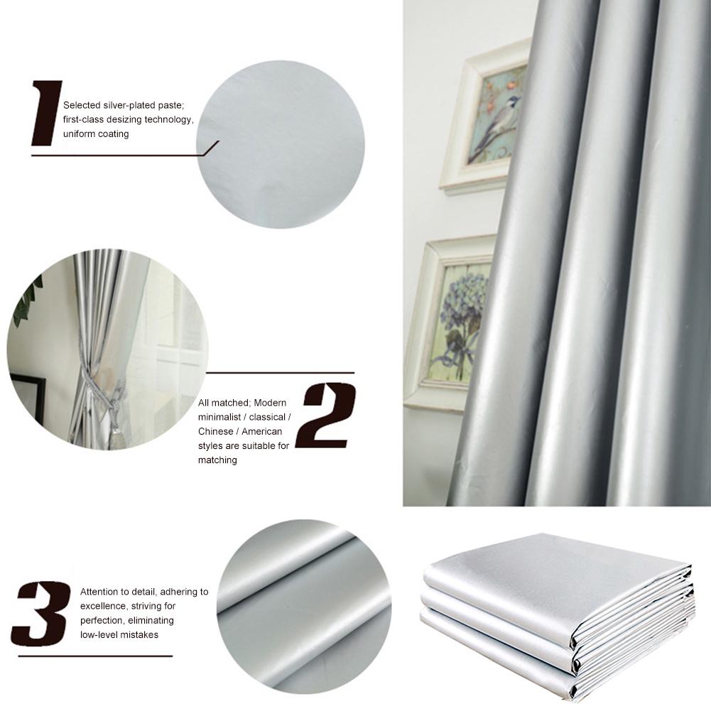 Summer Coating Full Blackout Curtains Thickening Sunscreen Heat Insulation Sunshade Tent Car Clothes Fabric Balcony Bedroom