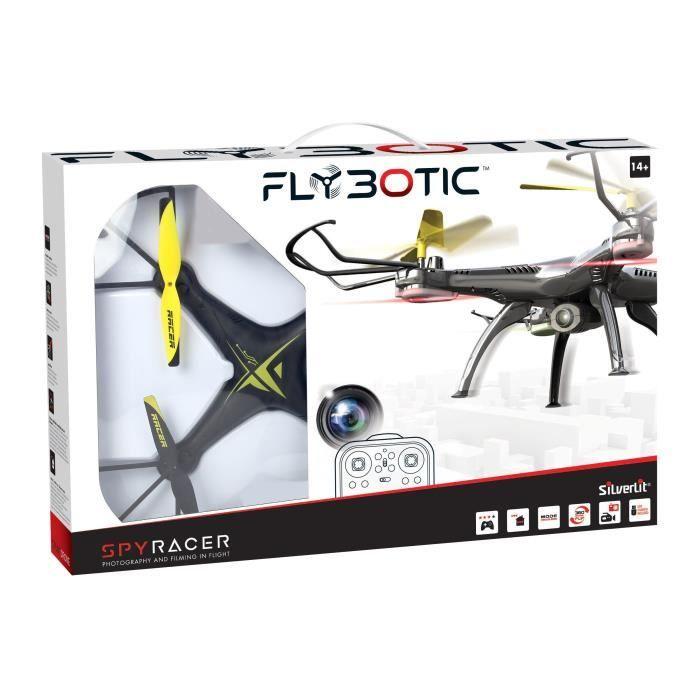 Drone Espion Avec Caméra Embarquée FLYBOTIC - Spy Racer 2,4 GHz (4C. GYRO) - Nouveau Design
