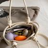 IELGY Retro Bucket Bag Simple Shoulder Crossbody Handbag