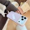 Simple color frame, suitable for Apple 17promax mobile phone case iphone16 fresh 15 anti-drop 14 soft cover 13