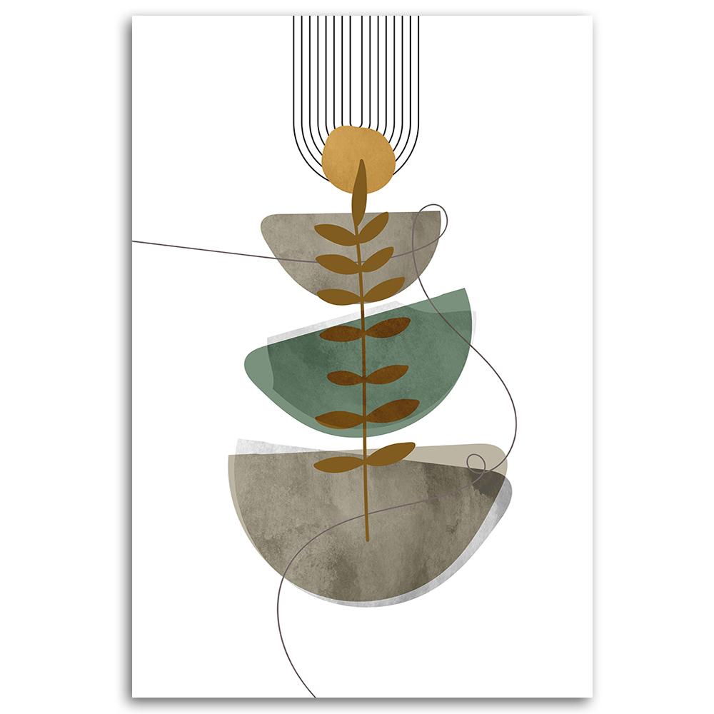 Canvas print, Geometric abstraction boho