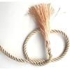 32 Feet 8mm(1/3inch) Diameter Soft Silk Rope Solid Braided Twisted Ropes,10m Strong All Purpose Twine Cord Rope String Thread Shiny Cord