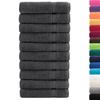 Premium Towels SOLUND 10 pcs Anthracite 50 x 100 cm 600 g m²