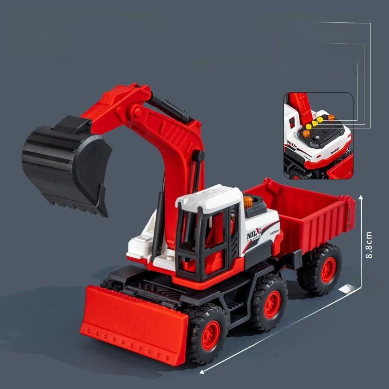 Inertia Construction Vehicle Toy With Lights For Toddlers 23 Years Old