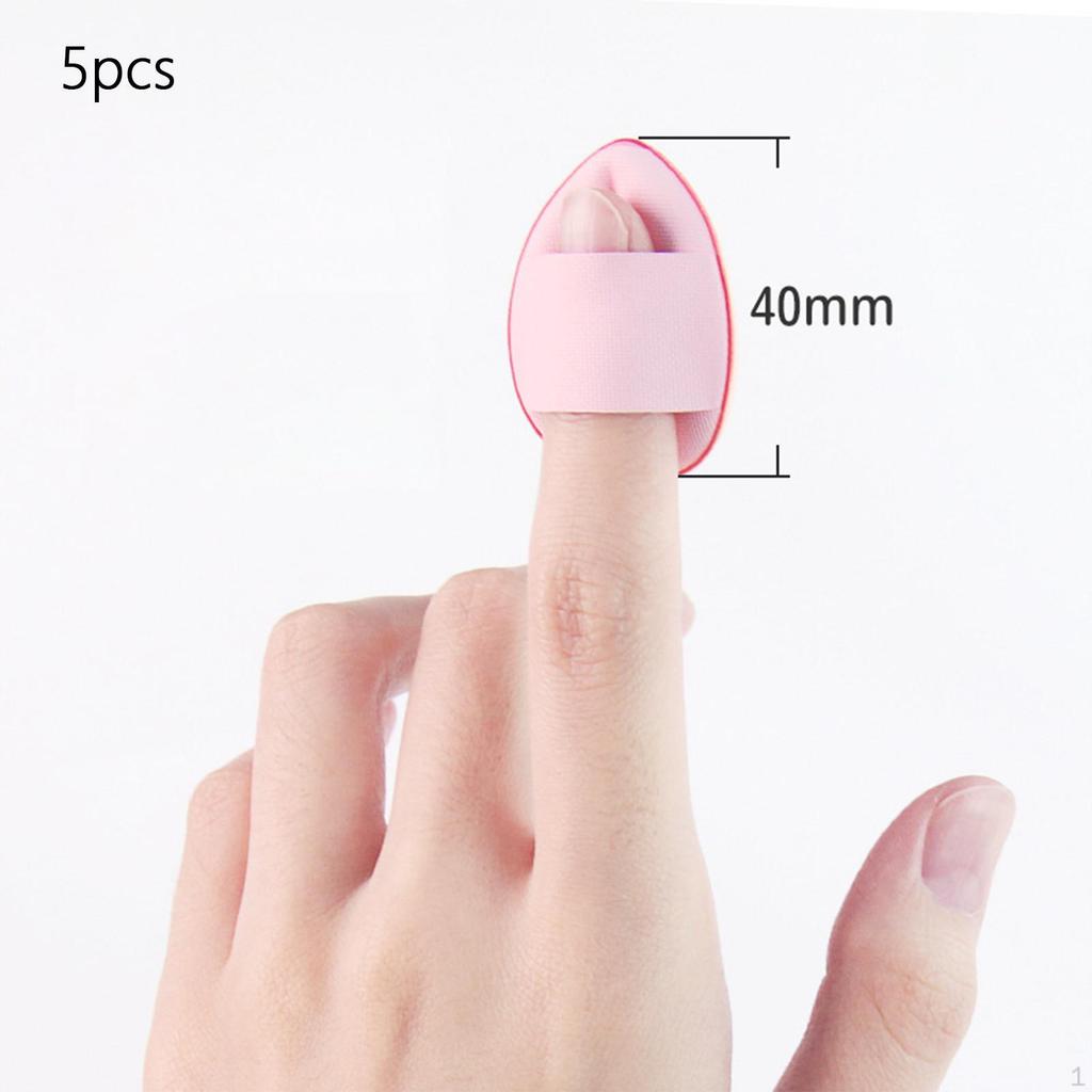 5 Pcs Powder ,makeup Sponge,soft Powder,wet,dry,mini Makeup Sponge,blending Sponge for Cream,,,