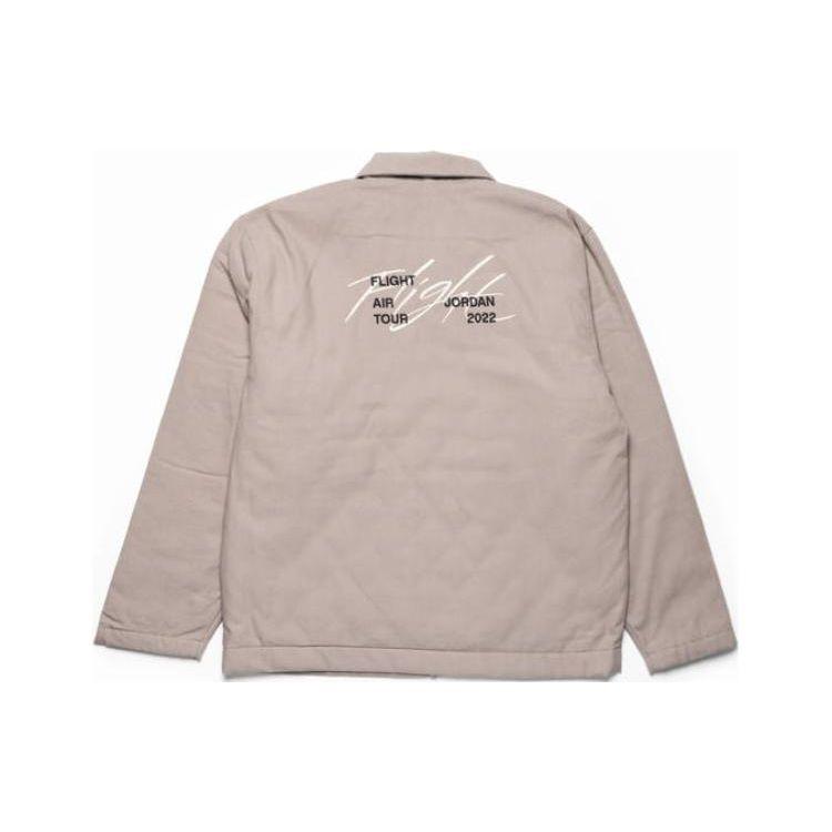 Jordan Air  Flight Heritage Colorblock Casual Collar Zip Long Sleeve Jacket Men Jackets Mystic-Stone DJ0238-016