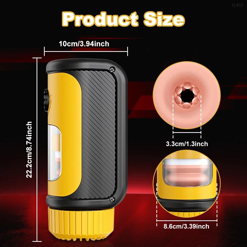 Automatic Telescopic Male Masturbator Electric Piston Sex Toys Thrusting Mastubator Cup Pocket Pussy For Men Adult Supplies 18+