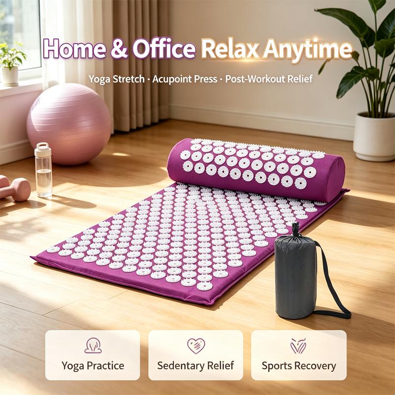 Acupressure Mat for Yoga & Sports Massage Relief