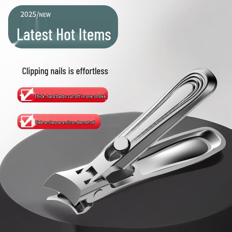 

Extra Wide Opening Sharp Angled Nail Clippers for Thick, Hard Nails – Home Use