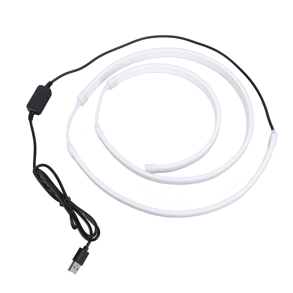 Computer LED Strip Light RGB 54 LEDs Screen Sync 5V USB Computer Ambient Light Strip for 24 Inch Display