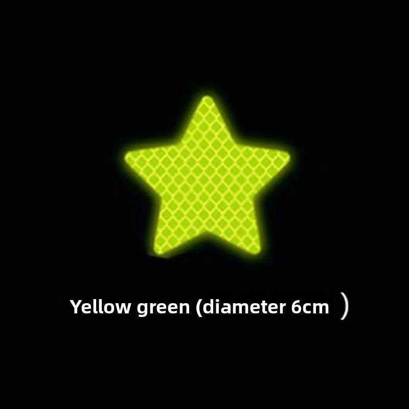 1/10pcs/set Car Bumper Reflective Safety Strip Stickers Car Star Reflective Sticker Reflective Warning Safety Tape