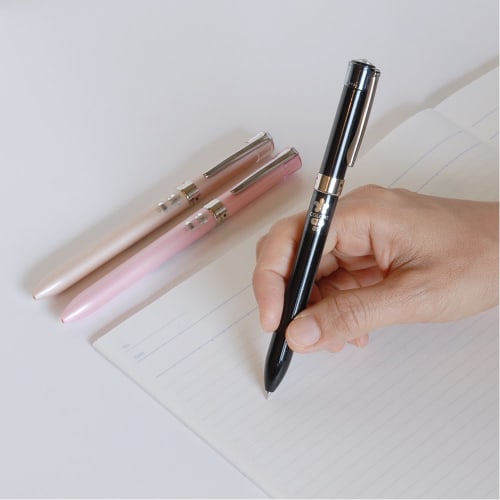 Mitsubishi Pencil 3 Color Ballpoint Pen Jet Stream F Series 0.5 Luminous Black Easy To Write SXE360105.24