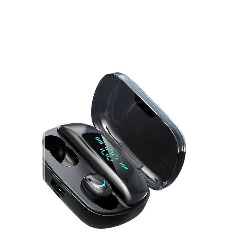 3D Deep Bass Wireless Bluetooth Headphones with Extended Battery & Charging Case for Huawei, Apple, OPPO, Xiaomi, Vivo