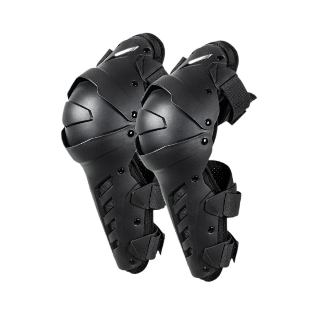 Rodilleras para motocicleta, protección para rodillas, accesorios para ciclismo y prevención de colisiones.