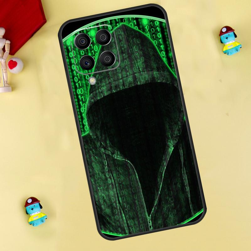 

Hacker Binary Matrix Rain Case For Samsung Galaxy M31 M21 M35 M12 M13 M14 M15 M06 M16 M36 M56 M53 M32 M52 M55 M34 M54 Samsung M06