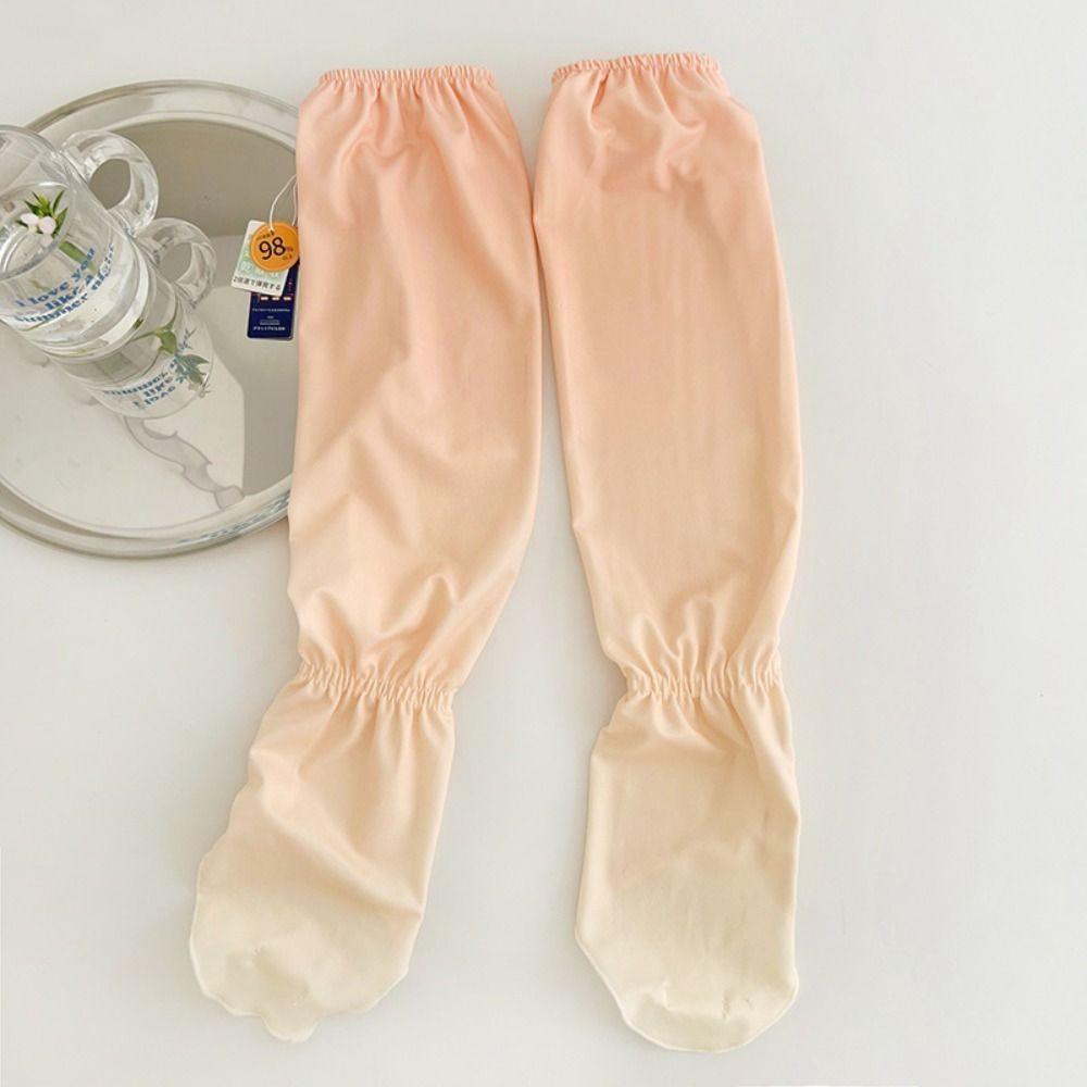 Gradient Long Ice Silk Sleeves Elastic Cycling Gloves Sun Protection Sunscreen Arm Covers  Outdoor