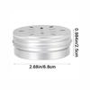 10Pcs 60ML Aluminum Tin Can Round Empty Scent Training Case with Hollow Hole Lid Refillable Dog Scent Training Box