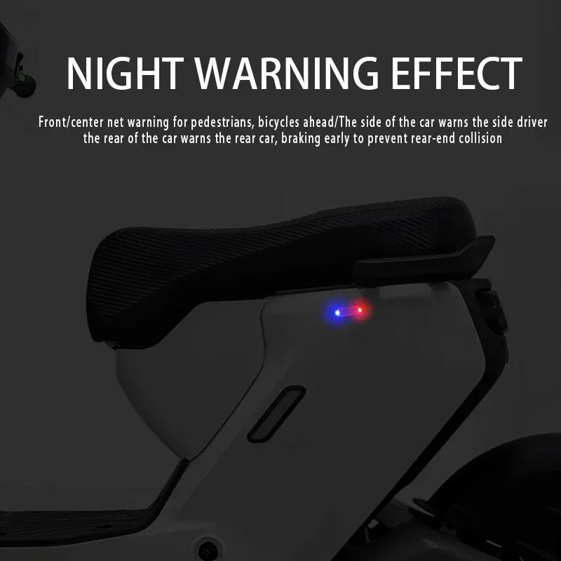 Solar-Powered Anti-Theft Alarm LED Light - Flashing Strobe Warning & Caution Lamp for Cars & Motorcycles (Night Use)