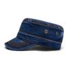 Flat Top Men Women Denim Sun Protection Sun Hat Baseball Cap