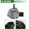 Motoforti Car Oil Level Sensor, Engine Oil Sending Unit, for BMW 323i 1999-2000, Metal Plastic, No.12617508003, Black Silver Tone