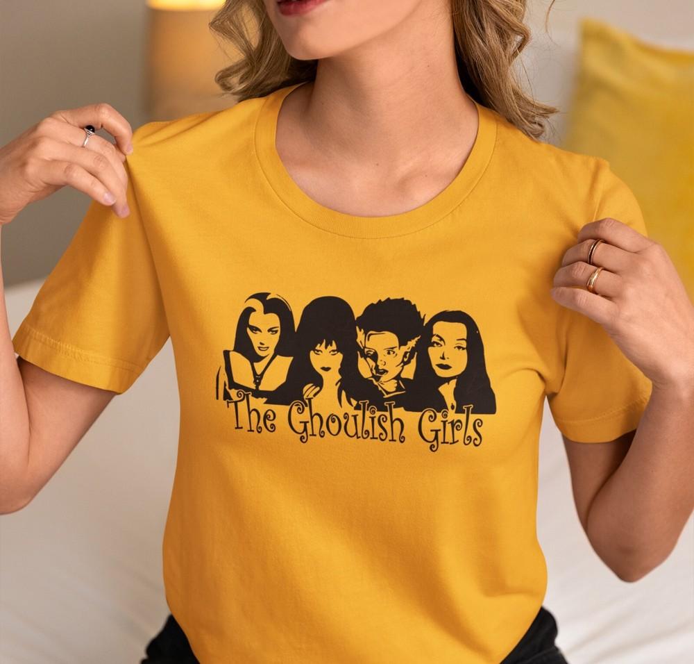 Ghoulish Girls Halloween Shirt Women Of Horror Shirt Fall Shirt Cute Halloween